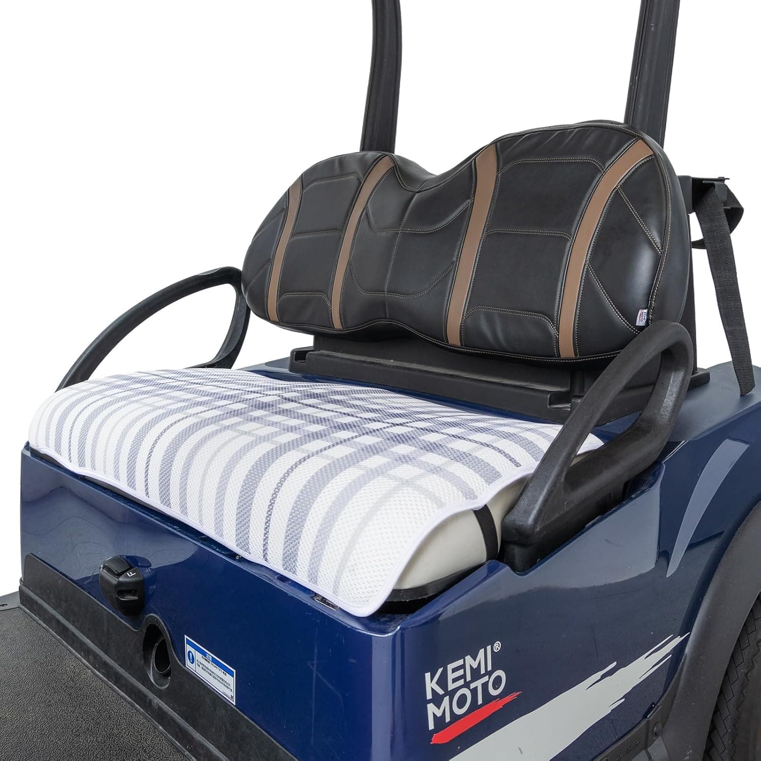 Photo of Golf Cart Seat Towel Blanket Covers for EZGO, Club Car (2-Seat) by Kemimoto - Premium for UTVs / Side by Sides