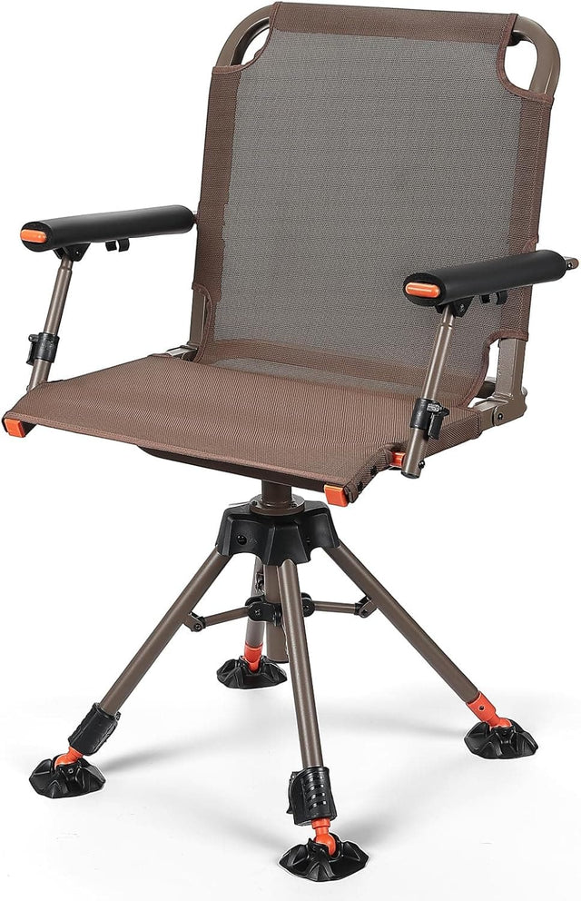 Photo of Hunting Chair 360 Degree Silent Swivel Folding Chair by Kemimoto - Premium for UTVs / Side by Sides