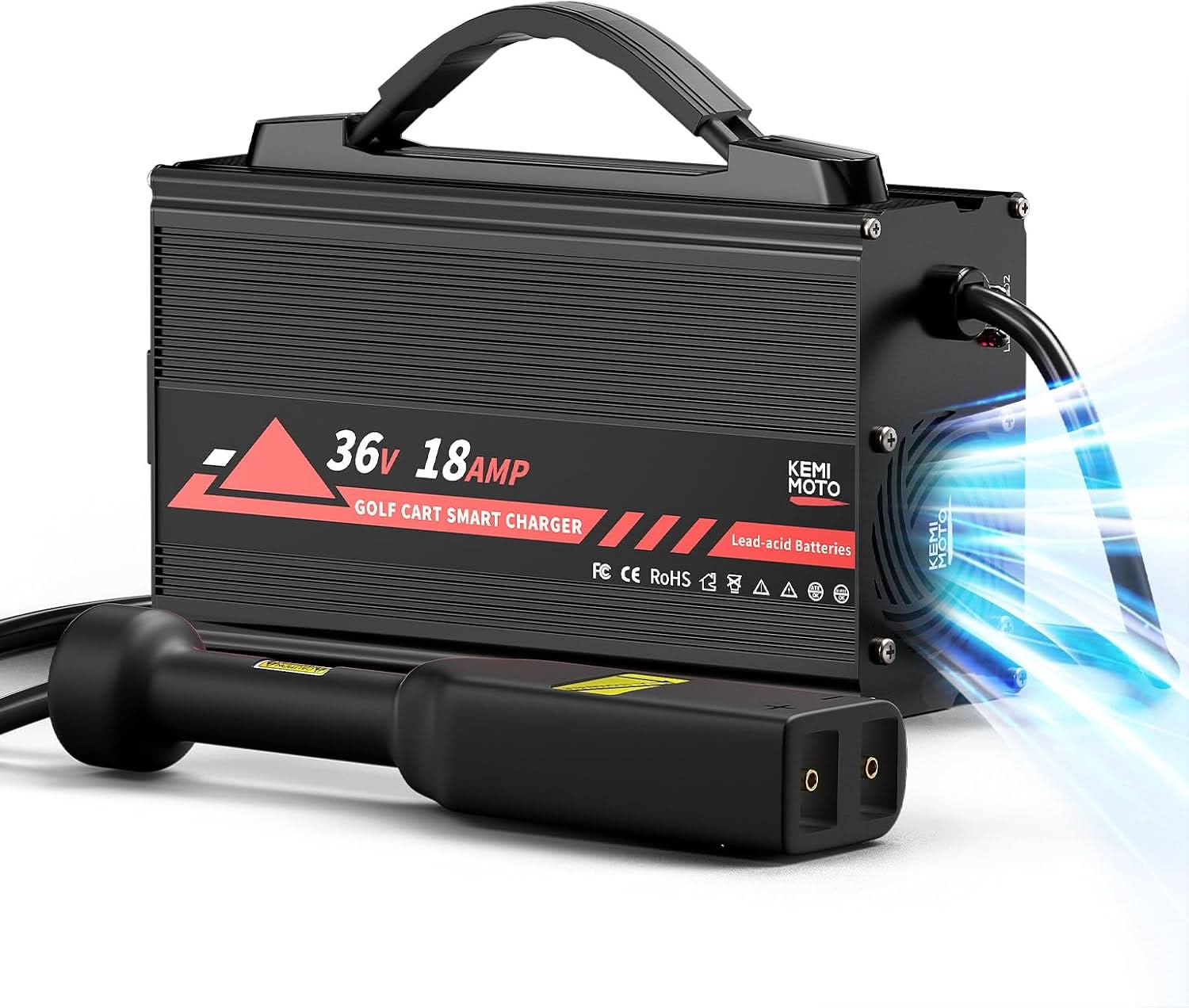 Photo of KEMIMOTO 36V Golf Cart Battery Charger by Kemimoto - Premium for UTVs / Side by Sides