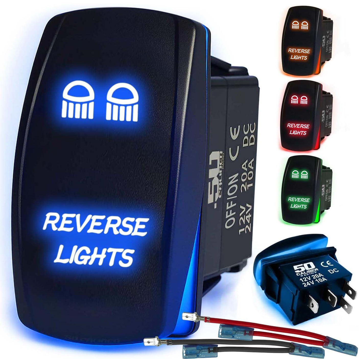 Waterproof Funny Rocker Switch - 12V ON/Off, LED Backlit with Custom Etched Design | R1 Industries