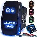 Waterproof Funny Rocker Switch - 12V ON/Off, LED Backlit with Custom Etched Design | R1 Industries