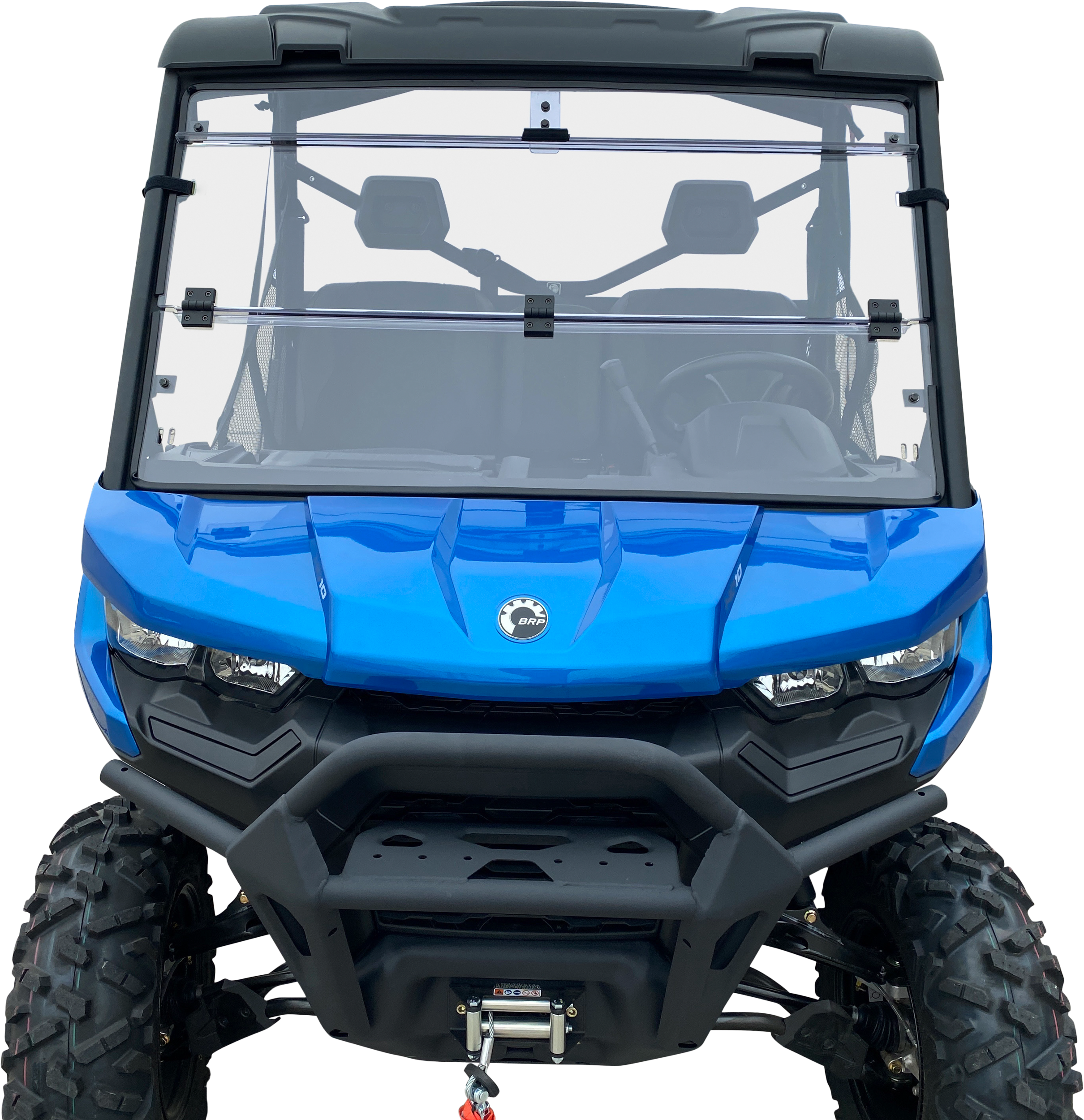 Photo of Folding Windshield for Honda Talon 1000X 1000R and Can-Am Commander 800 1000 Models by OPEN TRAIL - Premium Windshield/Windscreen for UTVs / Side by Sides