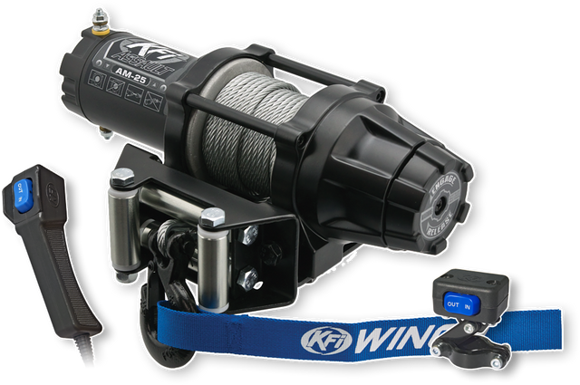 Photo of KFI 2500LB STEEL CABLE ASSAULT SERIES WINCH by KFI - Premium Winches & Winch Mounts for UTVs / Side by Sides