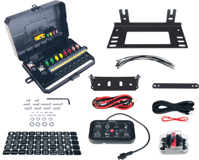 Photo of Multifunction RGB Switch Panel 8 Gang for Polaris RZR XP 1000 and UTVs by OPEN TRAIL - Premium Winch for UTVs / Side by Sides
