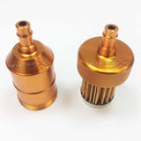 Aluminum Inline Fuel Filter 1/4" Flanges