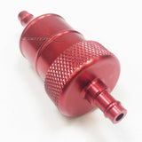 Aluminum Inline Fuel Filter 1/4" Flanges