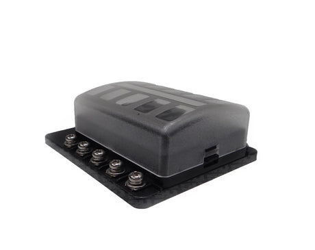 50 Caliber Racing 10 Way Screw Fuse Block - LED Indicators