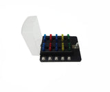 50 Caliber Racing 10 Way Screw Fuse Block - LED Indicators