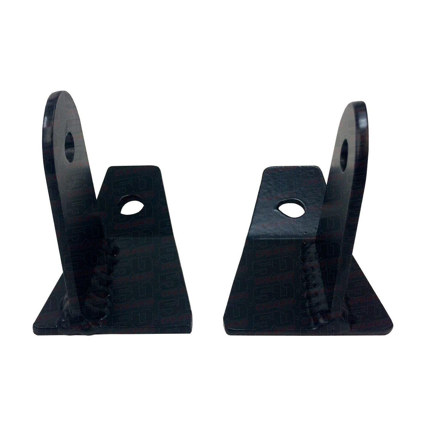 50 Caliber Racing Polaris General LED Light Bar Brackets - Brow Mount + USA Made Steel (2015-2018)