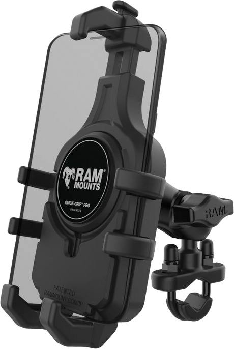 Photo of QUICK-GRIP PRO HANDLEBAR PHONE MOUNT SHORT by RAM - Premium Accessories for UTVs / Side by Sides
