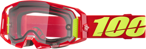 100% ARmatic Enduro Moto Goggles - Red Clear Lens