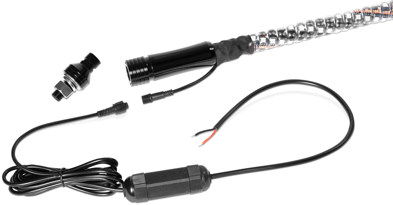 Photo of BOSS AUDIO 4' RGB LED WHIP WP4 by BOSS AUDIO - Premium Accessories for UTVs / Side by Sides