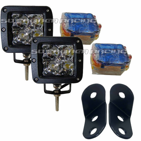 Polaris General A-Pillar Pod Light Mounts