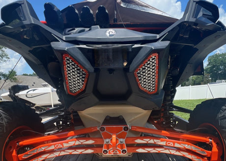 Photo of Can Am X3 Rear Grilles by RSK / Rebel Style Kustoms - Premium for UTVs / Side by Sides