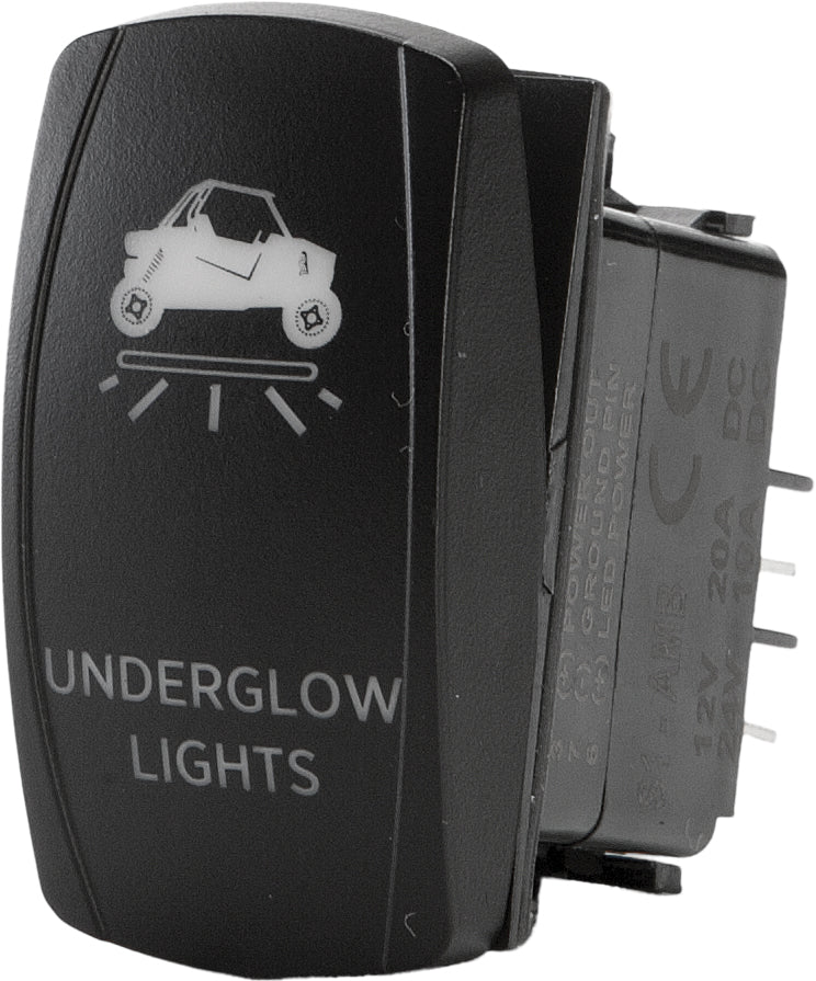 Photo of UNDERGLOW LIGHTING SWITCH PRO SERIES BACKLIT by OPEN TRAIL - Premium Switches for UTVs / Side by Sides