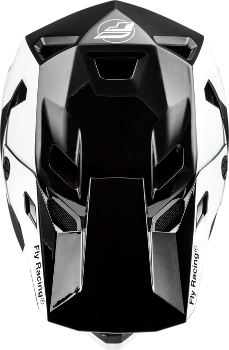 Photo of RAYCE BICYCLE HELMET BLACK/WHITE/GREY MD by FLY RACING - Premium Helmets for UTVs / Side by Sides