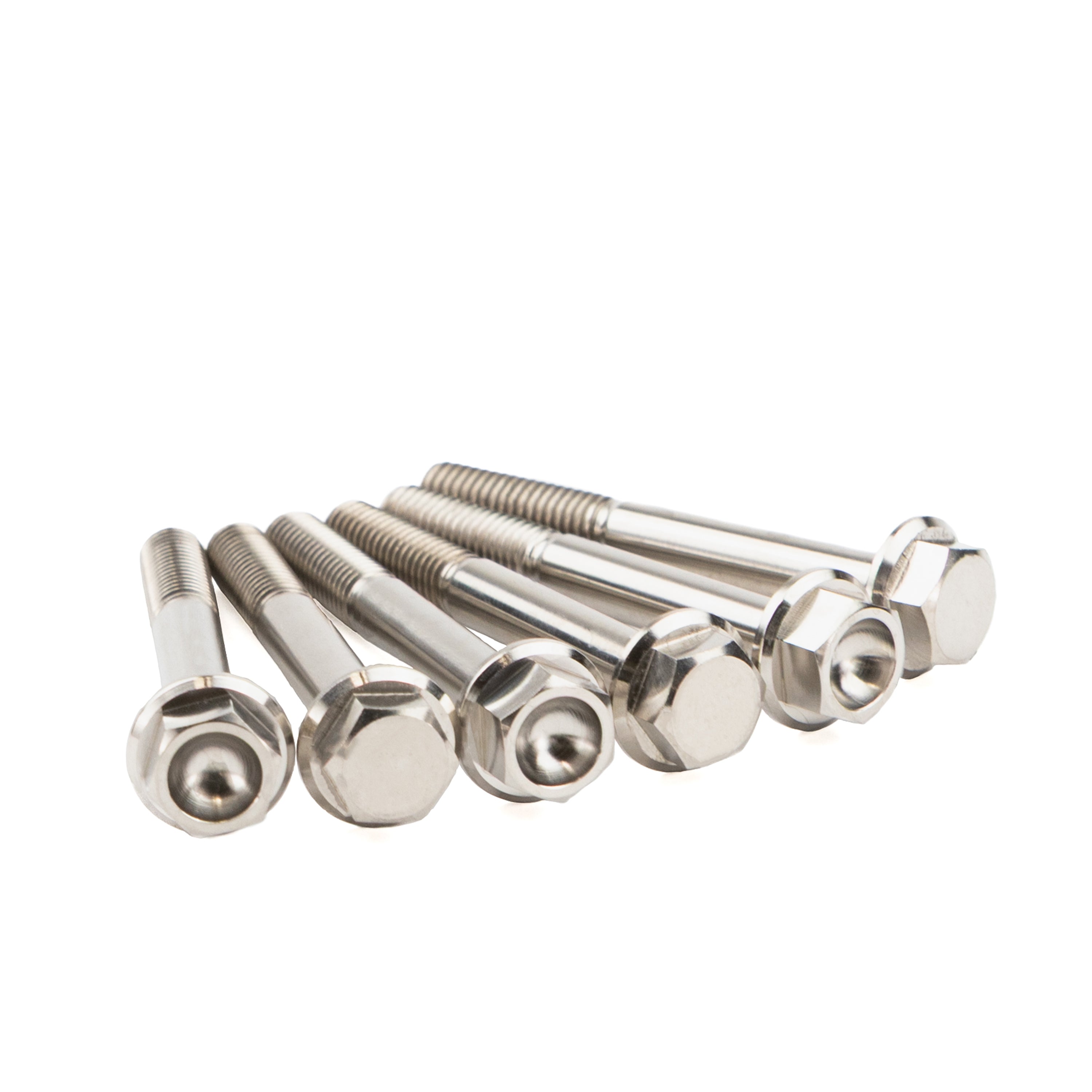 Photo of RPM SXS RPM RZR P90x TITANIUM Clutch Cover Bolts (QTY 6) #7517932 Hex Screw Flange M6X1.0X50mm by RPM SXS - Premium for UTVs / Side by Sides
