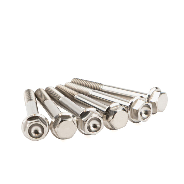 Photo of RPM SXS RPM RZR P90x TITANIUM Clutch Cover Bolts (QTY 6) #7517932 Hex Screw Flange M6X1.0X50mm by RPM SXS - Premium for UTVs / Side by Sides