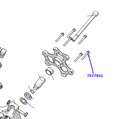 Photo of RPM SXS RPM RZR P90x TITANIUM Clutch Cover Bolts (QTY 6) #7517932 Hex Screw Flange M6X1.0X50mm by RPM SXS - Premium for UTVs / Side by Sides