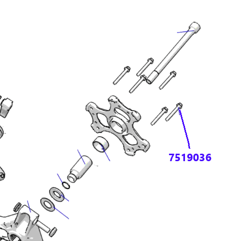 Photo of RPM RMK Patriot Boost / 9R P22 TITANIUM Clutch Cover Bolts (QTY 6) #7519036 Hex Screw Flange M6X1.0X30mm by RPM SXS - Premium for UTVs / Side by Sides