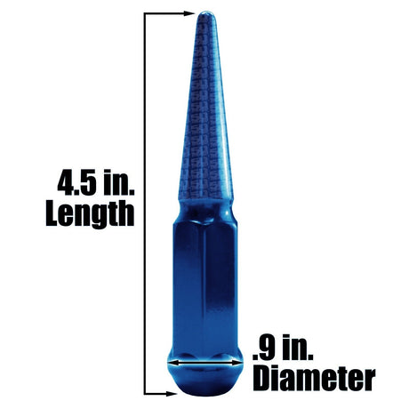 50 Caliber Racing 4.5 Inch Spike Lug Nut Singles