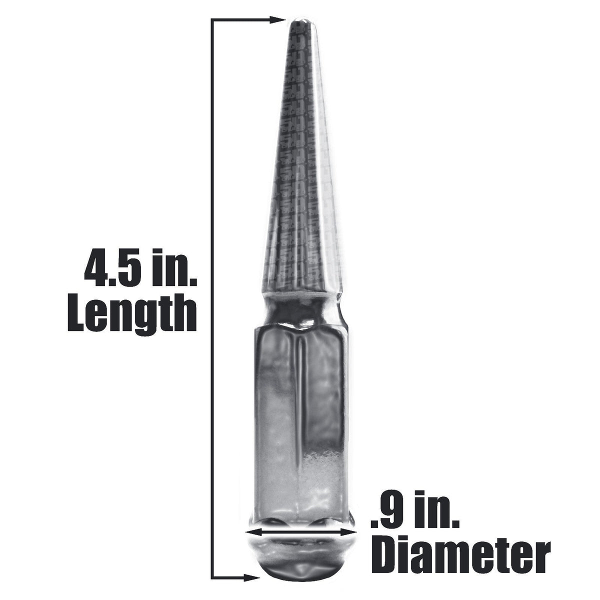 50 Caliber Racing 4.5 Inch Spike Lug Nut Singles