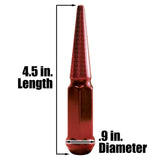 50 Caliber Racing 4.5 Inch Spike Lug Nut Singles