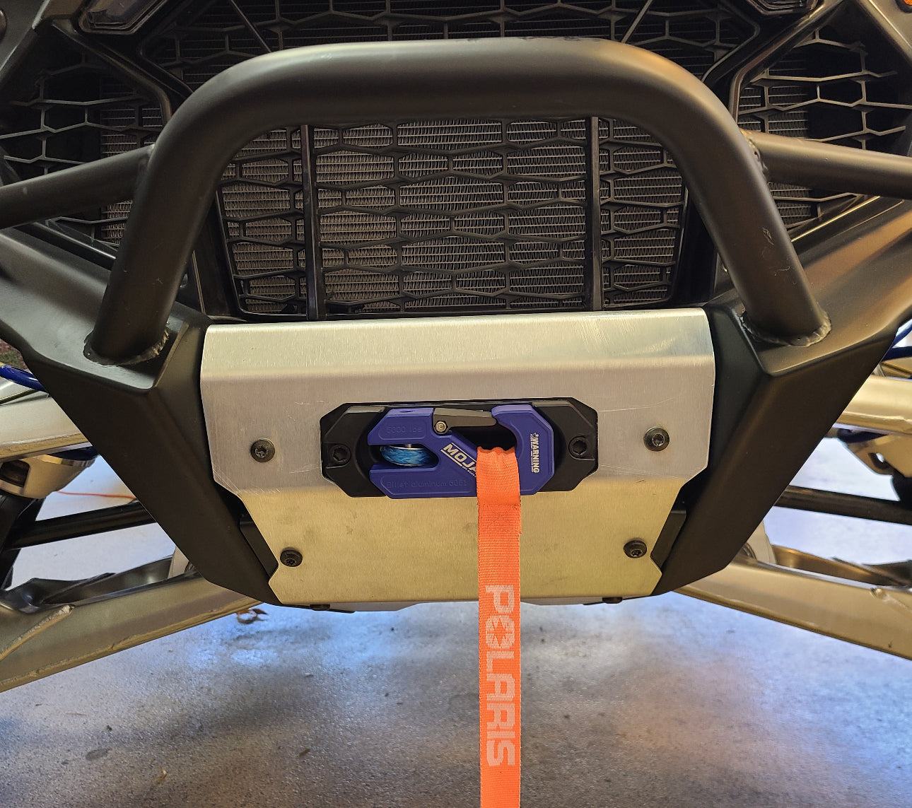 Photo of Side By Side / UTV Aluminum Recessed Winch Shackle with Fairlead Kit, closed latch (LIFE TIME WARRANTY*) by MOJAB OFFROAD - Premium Winches & Winch Mounts for UTVs / Side by Sides