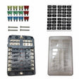 50 Caliber Racing 12 Way Standard LED Circuit Screw Fuse Block