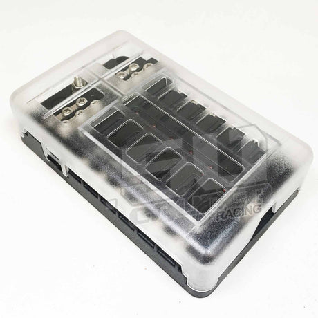 50 Caliber Racing 12 Way Standard LED Circuit Screw Fuse Block