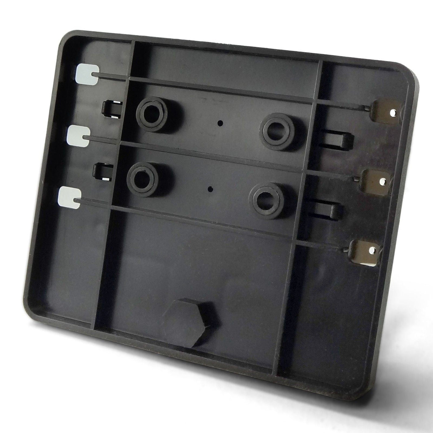 50 Caliber Racing 6 Way Screw 12V Fuse Block with Ground Terminals