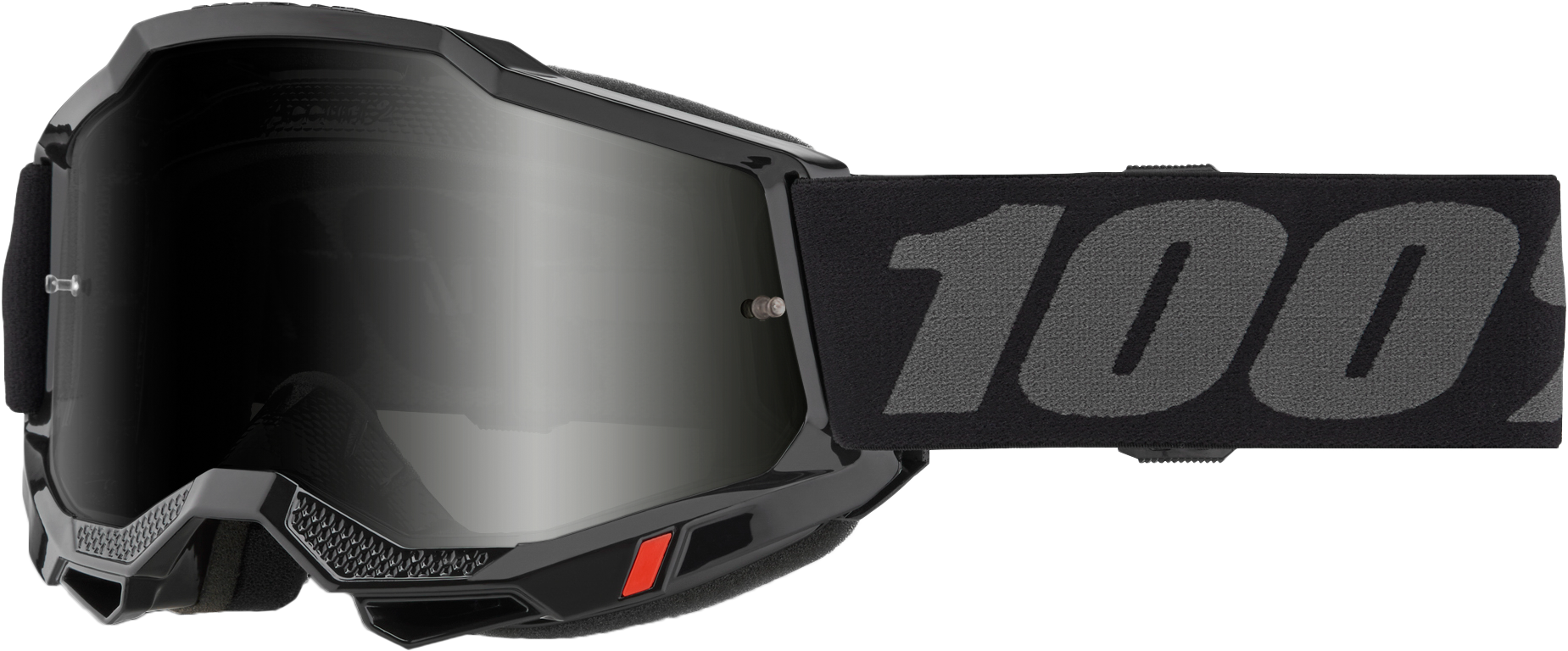 Photo of ACCURI 2 SAND GOGGLE BLACK SMOKE LENS by 100-PERCENT - Premium Eyewear for UTVs / Side by Sides
