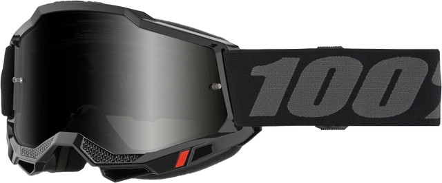 Photo of ACCURI 2 SAND GOGGLE BLACK SMOKE LENS by 100-PERCENT - Premium Eyewear for UTVs / Side by Sides