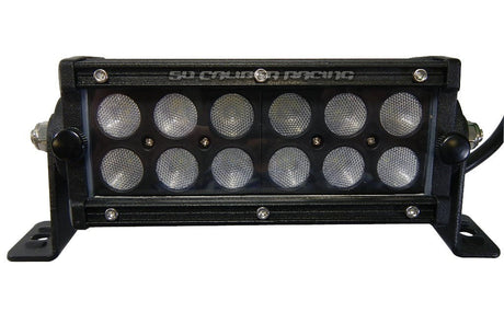 50 Caliber Racing Elite Series 5.5 inch LED Light Bar - Flood Beam