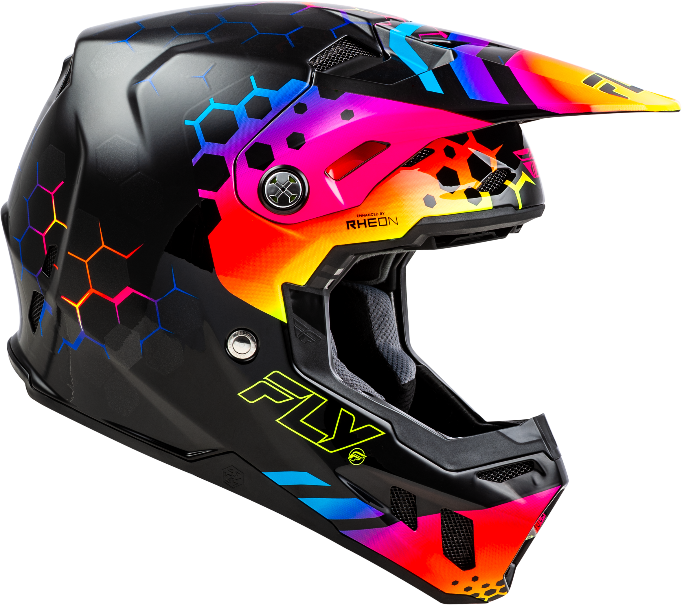 Photo of FORMULA CC TEKTONIC HELMET BLACK/SUNSET LG by FLY RACING - Premium Helmets for UTVs / Side by Sides