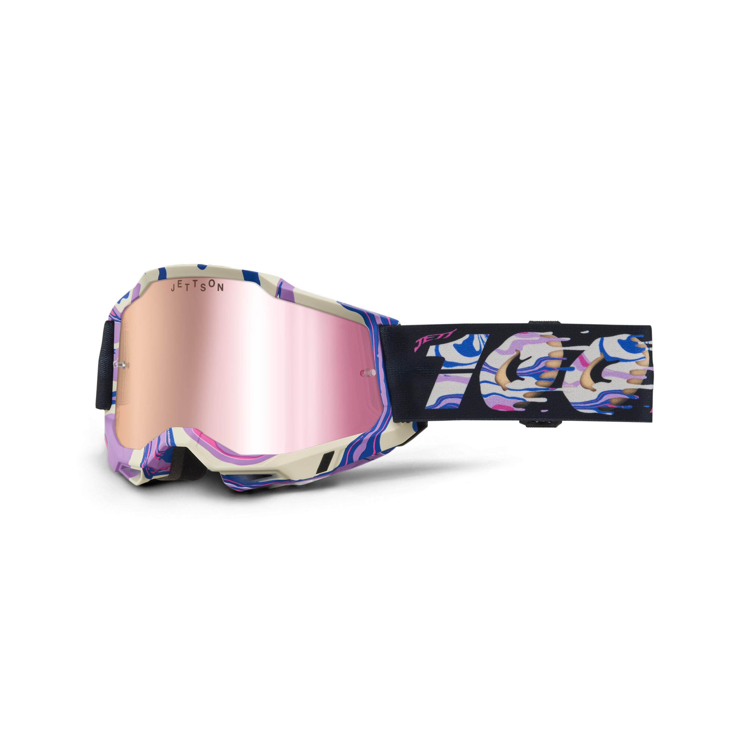 Photo of ACCURI 2 GOGGLE 2/PK LE JETT LAWRENCE DONUT - MIRROR by 100-PERCENT - Premium Eyewear for UTVs / Side by Sides
