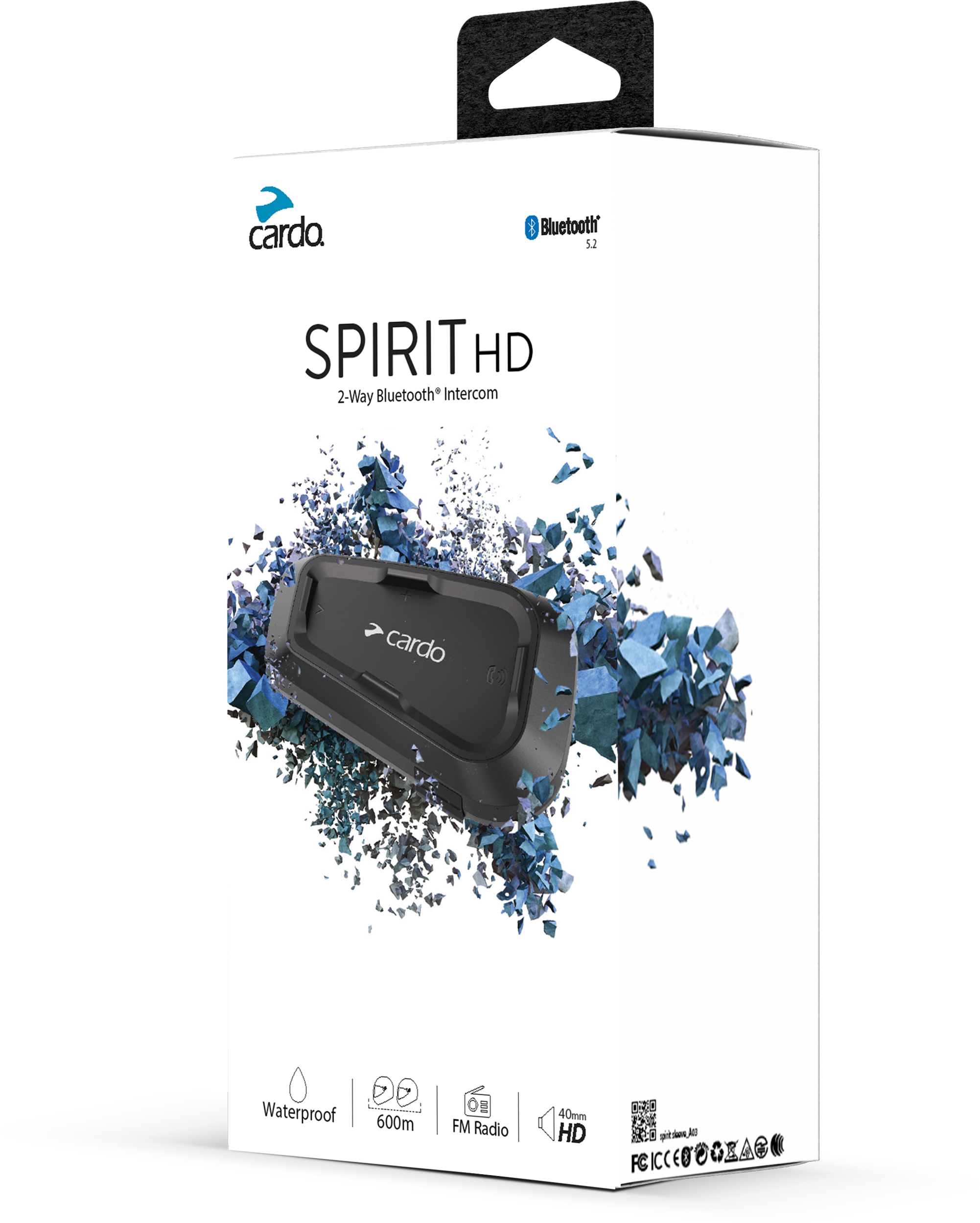 Photo of SPIRIT HD BLUETOOTH HEADSET SINGLE by CARDO - Premium Audio/Visual/Communication for UTVs / Side by Sides