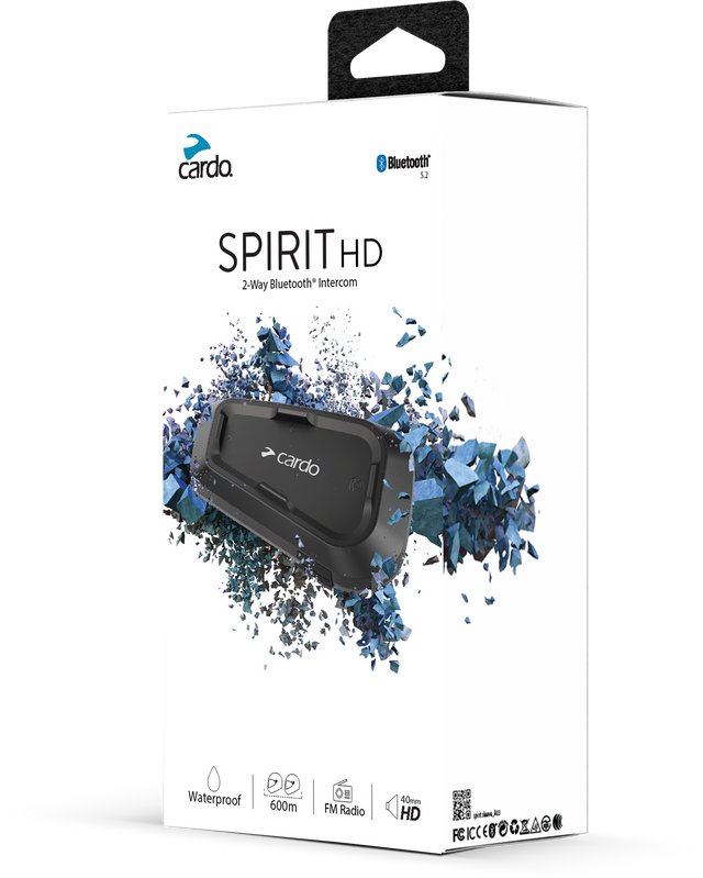 Photo of SPIRIT HD BLUETOOTH HEADSET SINGLE by CARDO - Premium Audio/Visual/Communication for UTVs / Side by Sides