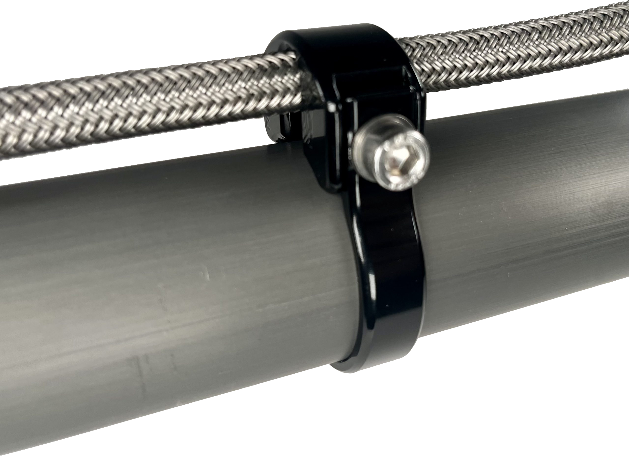Photo of TUBING MOUNTED CABLE/LINE BLACK by AXIA - Premium Mounts/Brackets for UTVs / Side by Sides