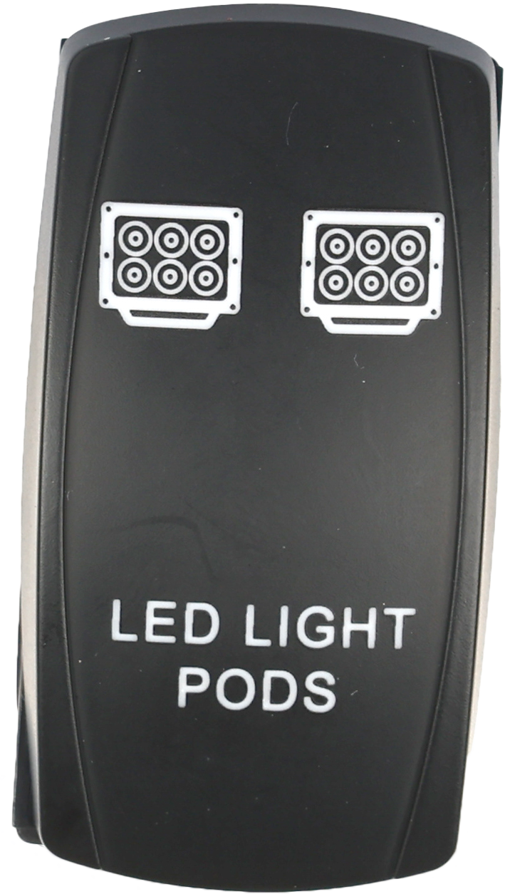 Photo of LED LIGHT PODS LIGHTING SWITCH PRO SERIES BACKLIT by OPEN TRAIL - Premium Switches for UTVs / Side by Sides
