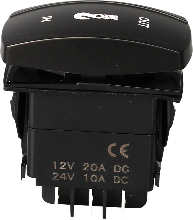 Photo of MOMENTARY LED WINCH SWITCH PRO BACKLIT by OPEN TRAIL - Premium Switches for UTVs / Side by Sides