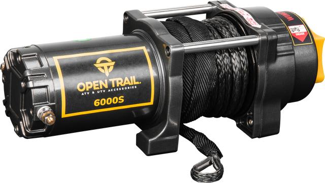 Photo of 6000LB WINCH SYNTHETIC ROPE by OPEN TRAIL - Premium Winch for UTVs / Side by Sides