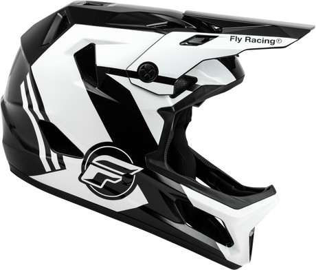 Photo of RAYCE BICYCLE HELMET BLACK/WHITE/GREY LG by FLY RACING - Premium Helmets for UTVs / Side by Sides