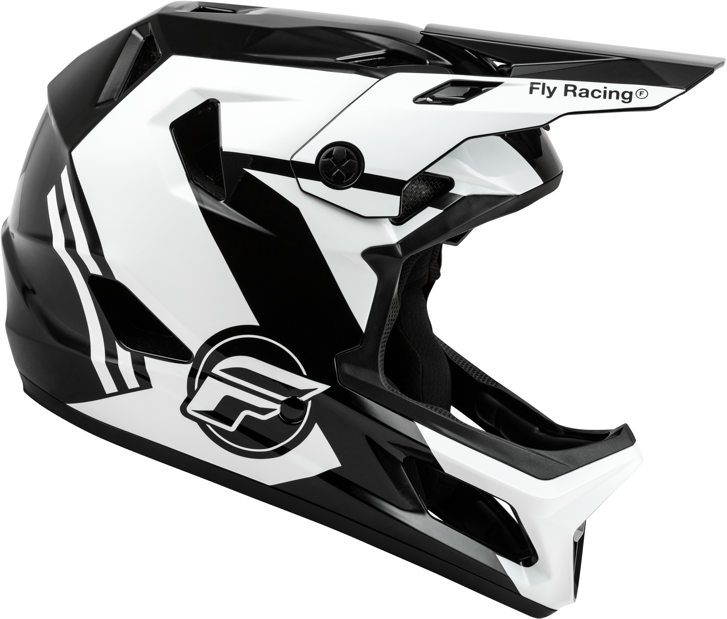 Photo of RAYCE BICYCLE HELMET BLACK/WHITE/GREY XL by FLY RACING - Premium Helmets for UTVs / Side by Sides