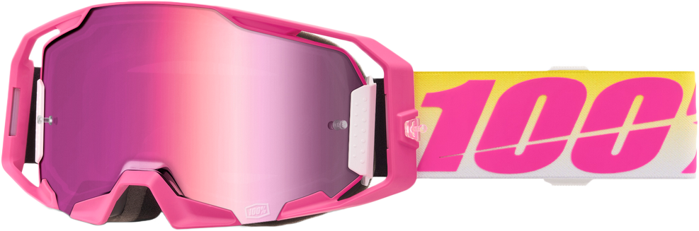 100% Hydromatic Watercraft Goggles - Sellars Mirror Pink