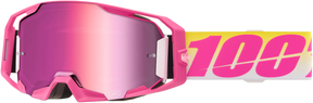100% Hydromatic Watercraft Goggles - Sellars Mirror Pink