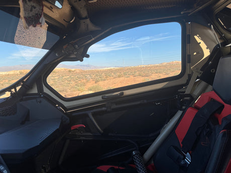 Photo of CANAM X3 2-SEAT Cab Enclosure "THE VAULT" Upper Side Doors & Panels (Patent Pending) by Dirt Warrior Accessories - Premium VAULT for UTVs / Side by Sides