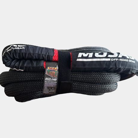 Photo of 1 1/2” x 30' Kinetic rope with storage bag (Lifetime Warranty) by MOJAB OFFROAD - Premium Kinetic rope for UTVs / Side by Sides