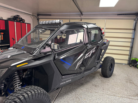 Photo of POLARIS RZR PRO XP / TURBO R 4-SEAT Cab Enclosure 2020-24 "THE VAULT" Upper Side Doors & Panels (Patent Pending) by Dirt Warrior Accessories - Premium VAULT for UTVs / Side by Sides