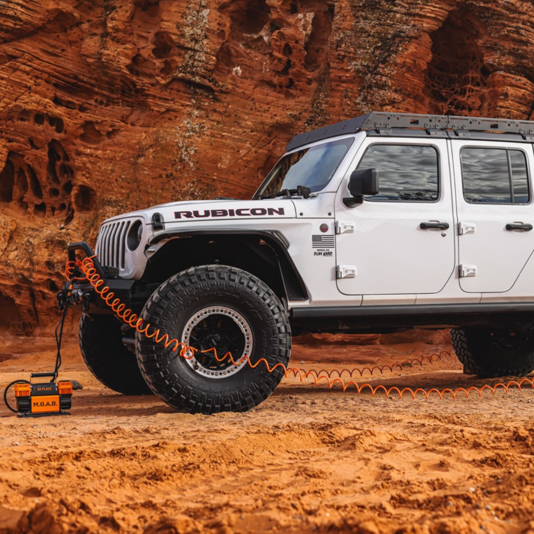 Photo of Recoil 4-Way Hose Kit with Standard Manifold by EZ FLATE - Premium for UTVs / Side by Sides